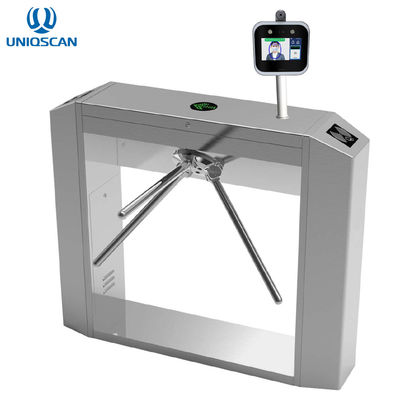 AI Facial Recognition IP54 RS485 SS304 Flap Barrier Turnstile